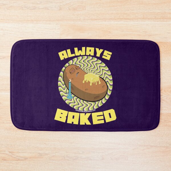 Artikelvorschau, Always baked-Hand Drawn Cartoon Stoned Baked Potato  entworfen und verkauft von YomeHayin.