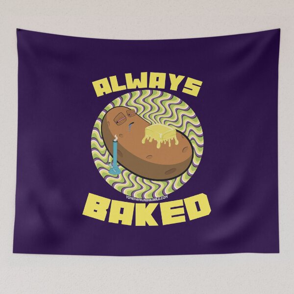 Item preview, Always baked-Hand Drawn Cartoon Stoned Baked Potato  designed and sold by YomeHayin.
