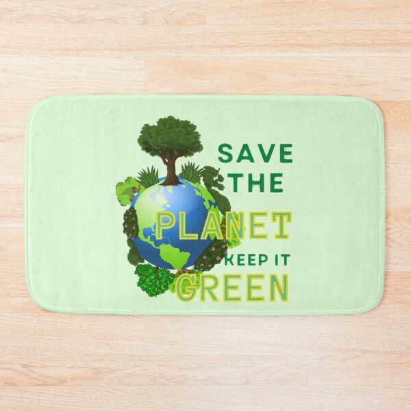 Item preview, Save the planet keep it green designed and sold by JAdotdotDesigns.