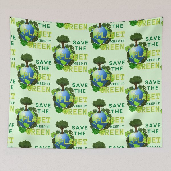 Item preview, Save the planet keep it green designed and sold by JAdotdotDesigns.