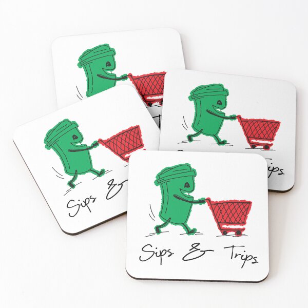 Item preview, Coffee Sips And Shopping Trips Sips and Trips designed and sold by T-landa.