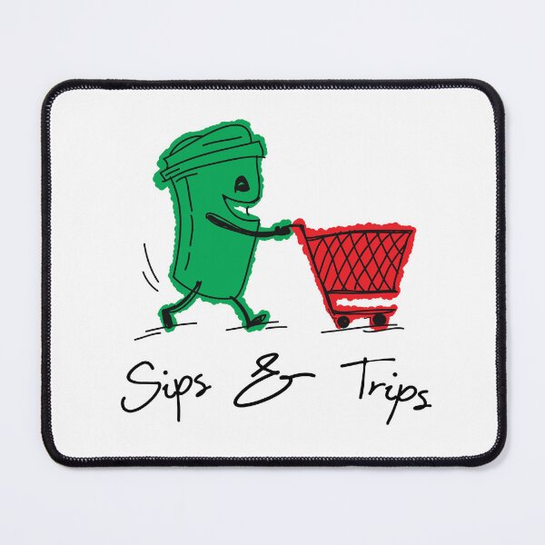 Item preview, Coffee Sips And Shopping Trips Sips and Trips designed and sold by T-landa.