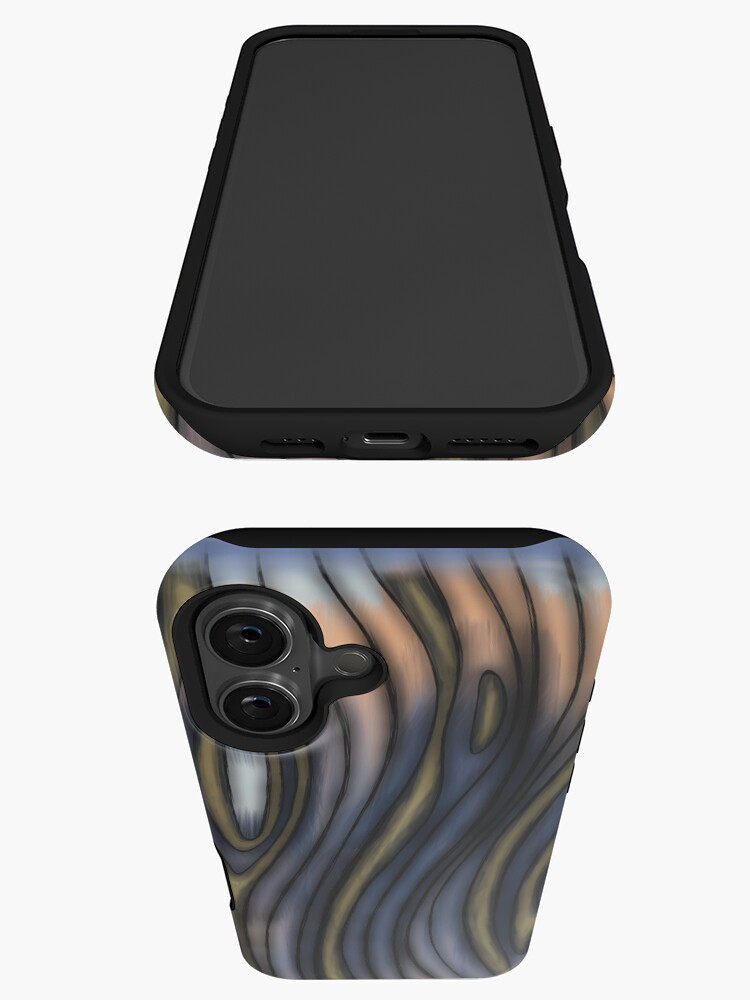 Thumbnail 3 of 4, iPhone Case, Minimalist Illusion Copper Knots designed and sold by BlazeraptorGirl.