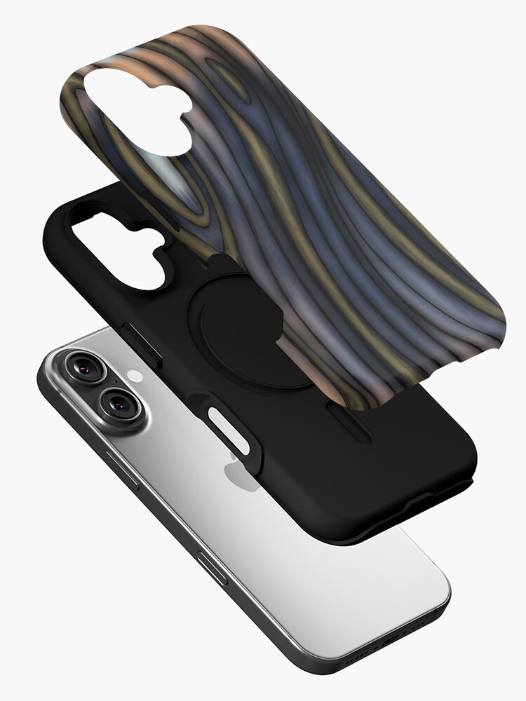 Thumbnail 2 of 4, iPhone Case, Minimalist Illusion Copper Knots designed and sold by BlazeraptorGirl.