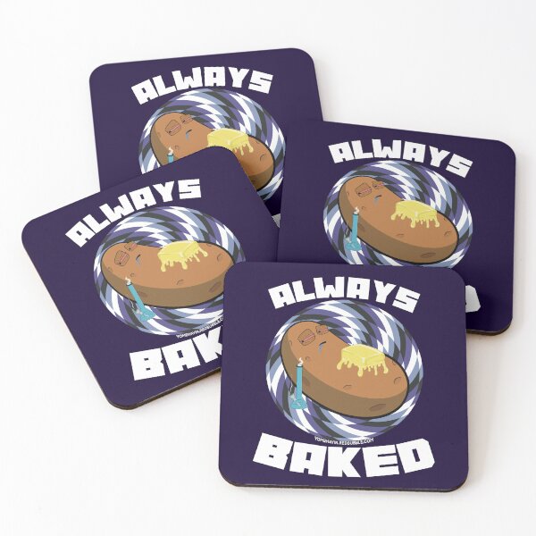 Item preview, Always baked-Hand Drawn Cartoon Stoned Baked Potato  designed and sold by YomeHayin.