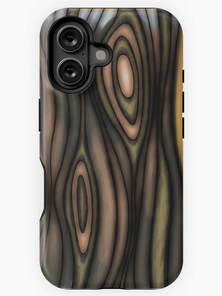 Thumbnail 1 of 4, iPhone Case, Minimalist Illusion Marbled Granite Banded designed and sold by BlazeraptorGirl.