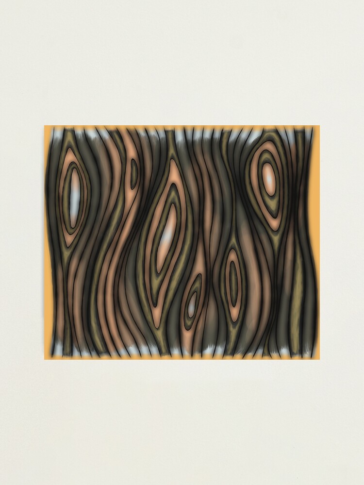 Thumbnail 1 of 3, Photographic Print, Minimalist Illusion Marbled Granite designed and sold by BlazeraptorGirl.