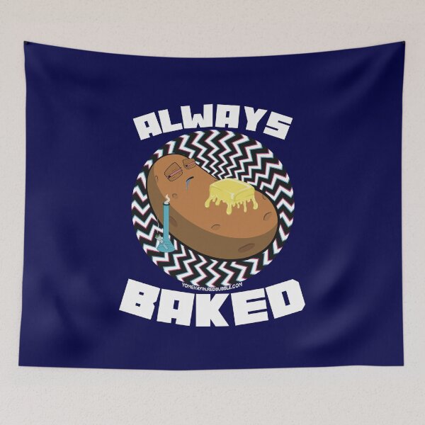 Item preview, Always baked-Hand Drawn Cartoon Stoned Baked Potato  designed and sold by YomeHayin.