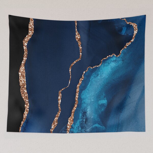 Item preview, Turquoise-Blue-Hues And Teal Faux Marble Designs designed and sold by DEC02.
