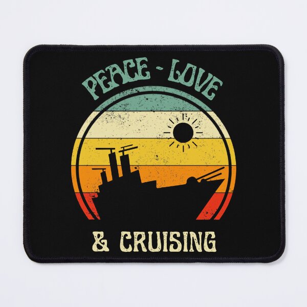 Item preview, peace love cruising - vintage retro design  gift designed and sold by rmpk101.
