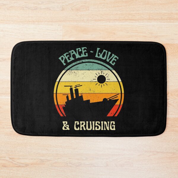Item preview, peace love cruising - vintage retro design  gift designed and sold by rmpk101.
