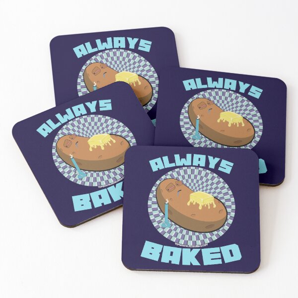Item preview, Always baked-Hand Drawn Cartoon Stoned Baked Potato  designed and sold by YomeHayin.