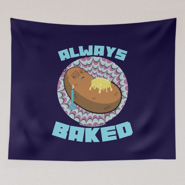 Item preview, Always baked-Hand Drawn Cartoon Stoned Baked Potato  designed and sold by YomeHayin.