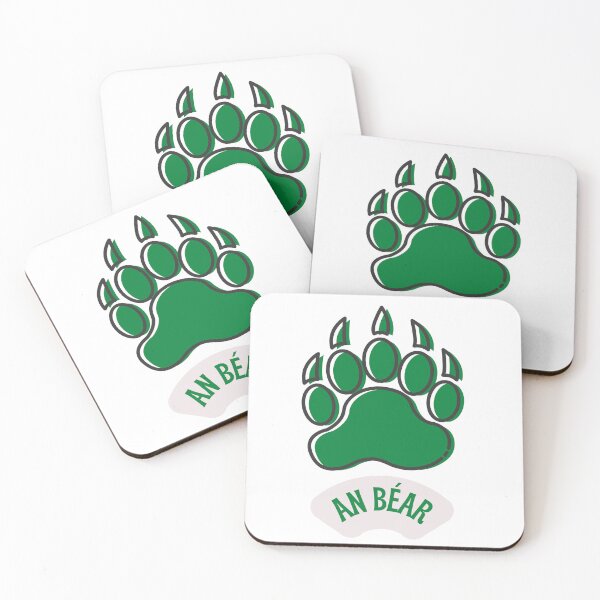 Item preview, An Béar! Green paw. designed and sold by deedarragh.