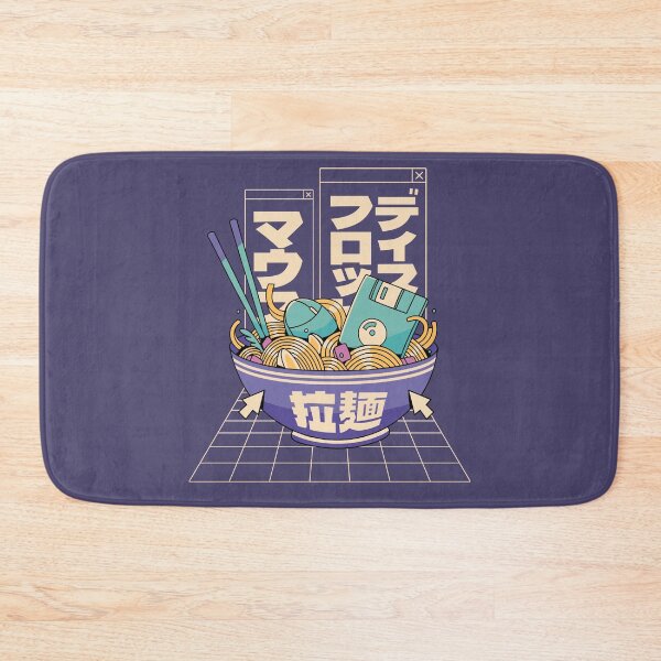 Item preview, 90s Japanese Kawaii Tech Ramen Bowl designed and sold by nmcreationsshop.