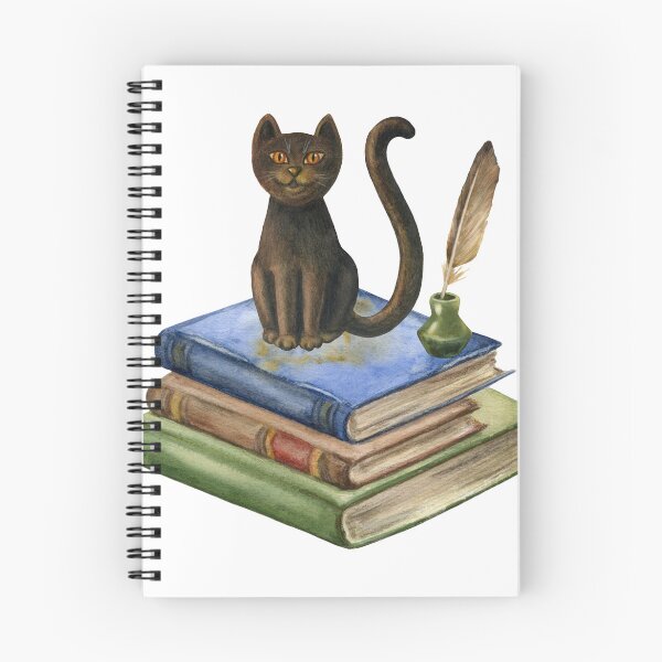 Item preview, Vintage Cat Sitting on the Books designed and sold by silviaol.