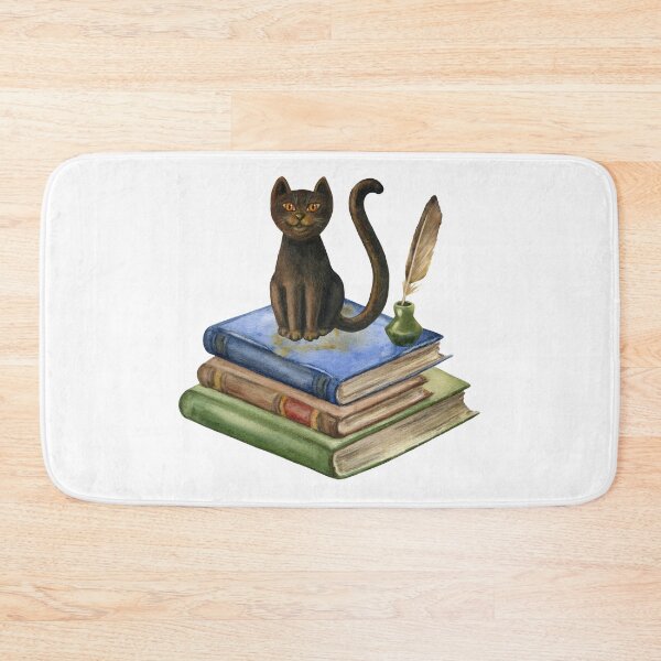 Item preview, Vintage Cat Sitting on the Books designed and sold by silviaol.