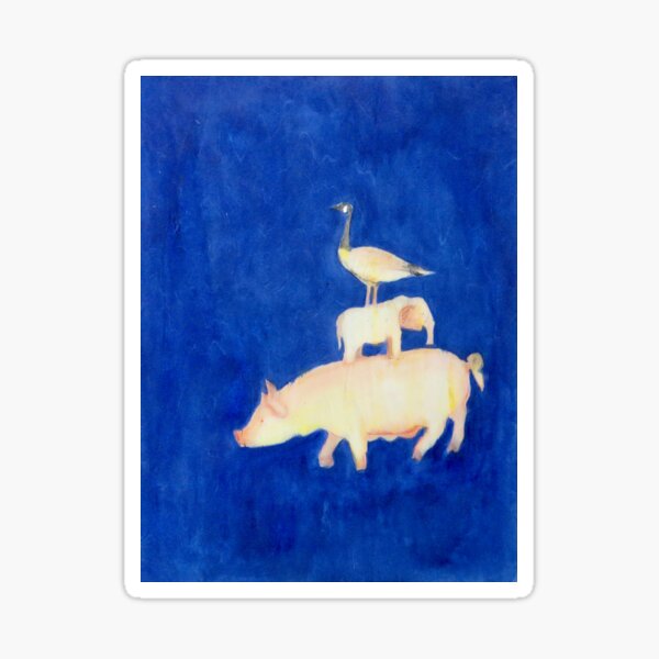 Pigelephantgoose Sticker