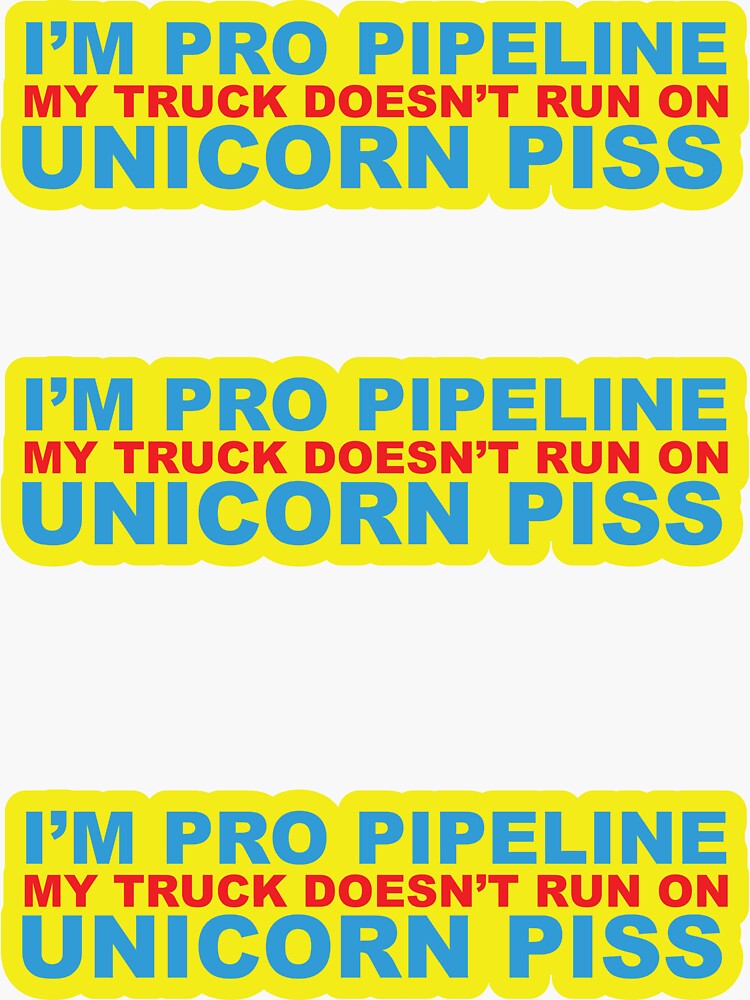 "Im pro pipeline Pro Pipeline Truck Funny Window Decal Bumper pack