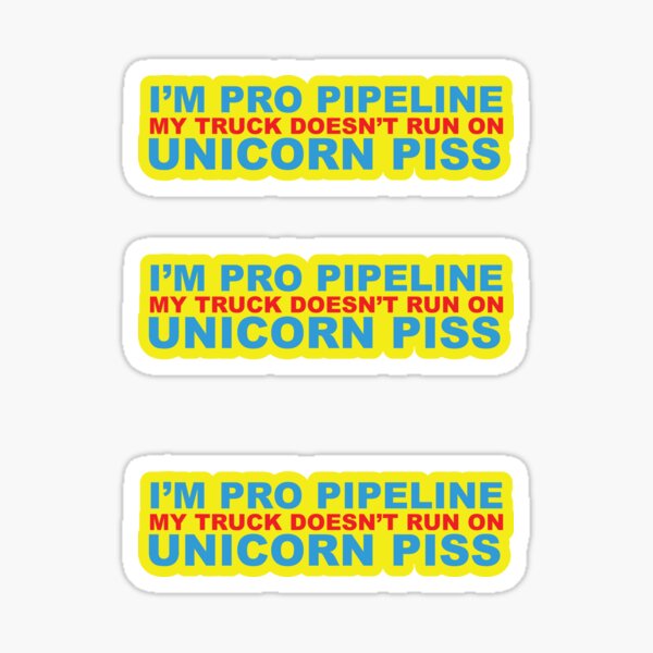 "Im pro pipeline Pro Pipeline Truck Funny Window Decal Bumper pack