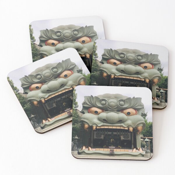 Item preview, Lion Head Temple in Osaka Japan designed and sold by MarksonPrints.