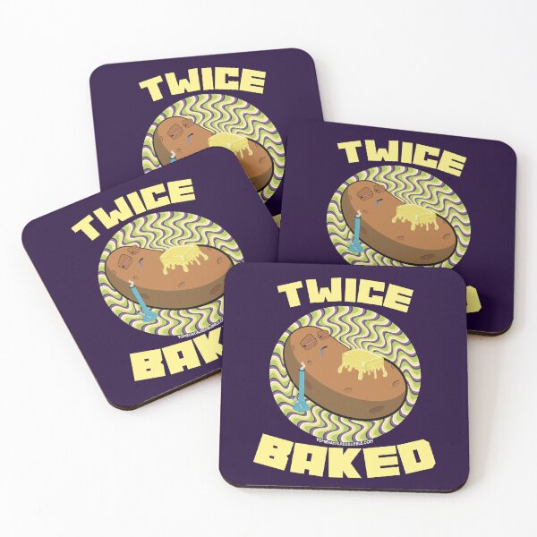 Item preview, Twice baked-Hand Drawn Cartoon Stoned Baked Potato  designed and sold by YomeHayin.