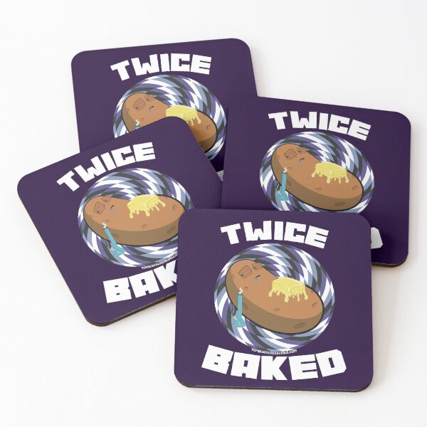 Item preview, Twice baked-Hand Drawn Cartoon Stoned Baked Potato  designed and sold by YomeHayin.