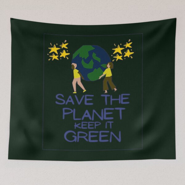 Item preview, Save the planet keep it green designed and sold by JAdotdotDesigns.