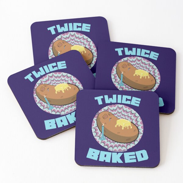 Item preview, Twice baked-Hand Drawn Cartoon Stoned Baked Potato  designed and sold by YomeHayin.