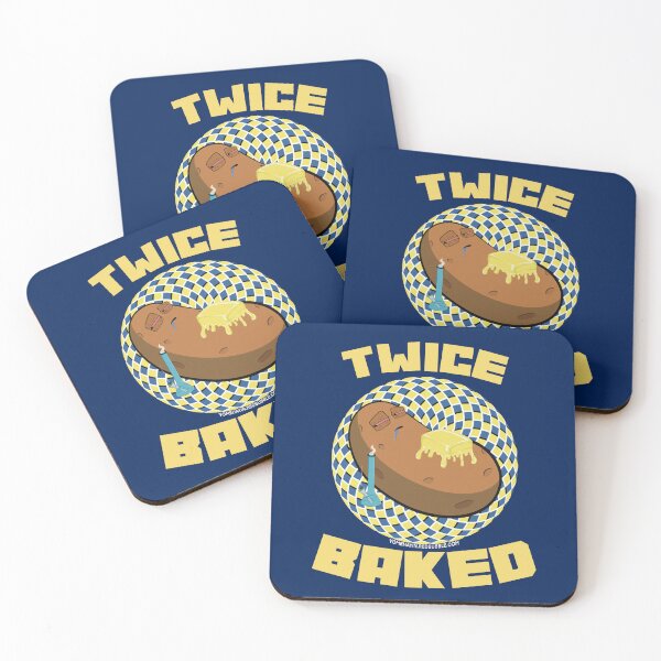 Item preview, Twice baked-Hand Drawn Cartoon Stoned Baked Potato  designed and sold by YomeHayin.