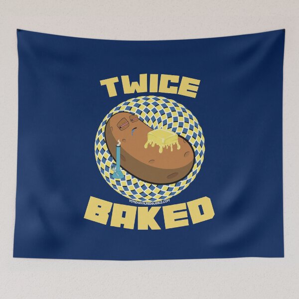 Item preview, Twice baked-Hand Drawn Cartoon Stoned Baked Potato  designed and sold by YomeHayin.