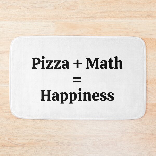 Item preview, Pizza + Math = Happiness - Funny Math  designed and sold by usaworld.