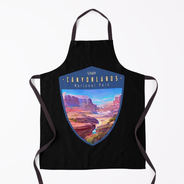 Item preview, Badge Style Adventure Travel Utah Canyonlands National Park Utah designed and sold by CattlettArt.