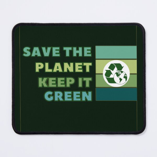 Item preview, Save the planet keep it green designed and sold by JAdotdotDesigns.