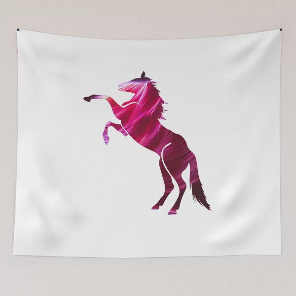 Item preview, Red horse art gallery designed and sold by The Love Quill.