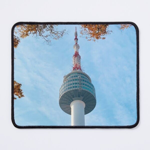 Item preview, N Seoul Tower during Fall designed and sold by MarksonPrints.