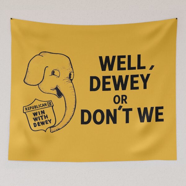 Item preview, The Dewey (Thomas Dewey Presidential Election Poster) designed and sold by franklinprintco.