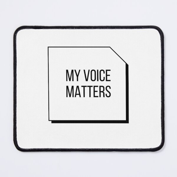 Item preview, MY VOICE MATTERS ! designed and sold by LaylaTheCurly.