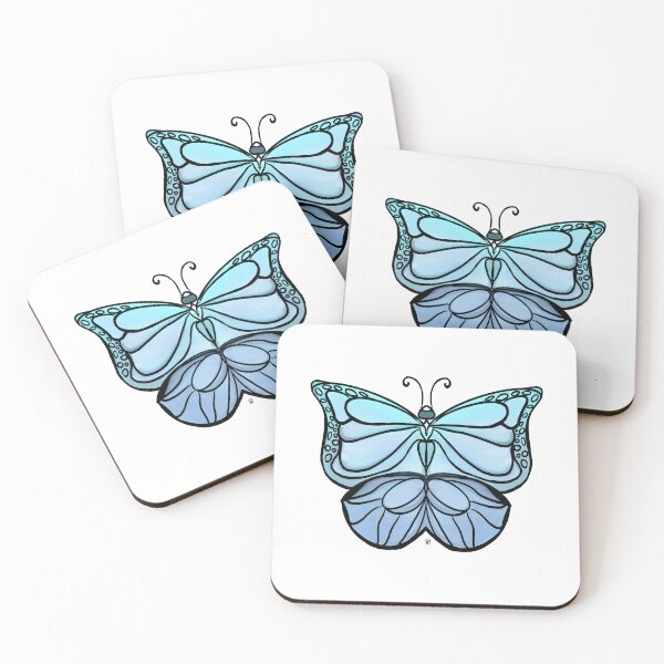 Item preview, Butterfly Blue designed and sold by OTPillustration.