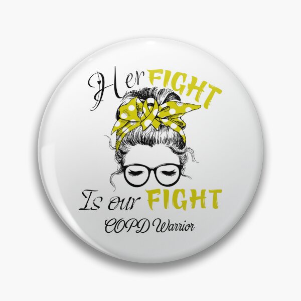 Item preview, COPD Awareness - Her Fight is Our Fight - Support COPD Gifts designed and sold by Aaron309.