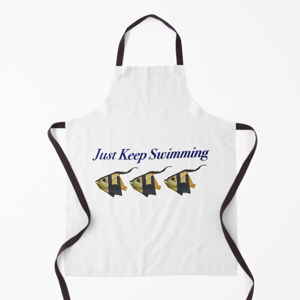 Item preview, Just keep swimming quote, origami fish designed and sold by Meo Design.