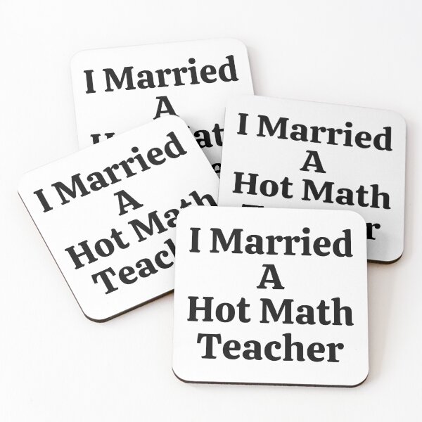 Item preview, I Married A Hot Math Teacher - Funny Math  designed and sold by usaworld.