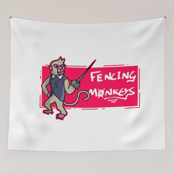 Item preview, Fencing Monkeys! designed and sold by Ranger Spinks.