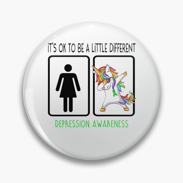 Item preview, Depression Awareness - It's Ok To Be A Little Different designed and sold by ArangoaStore.