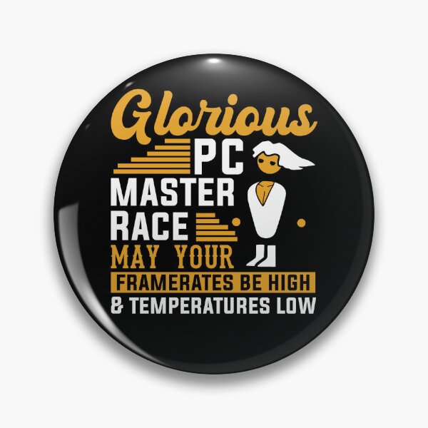 Item preview, PC Master Race CPU Framerate Computer Gaming Gift Gamer designed and sold by Lenny Stahl.