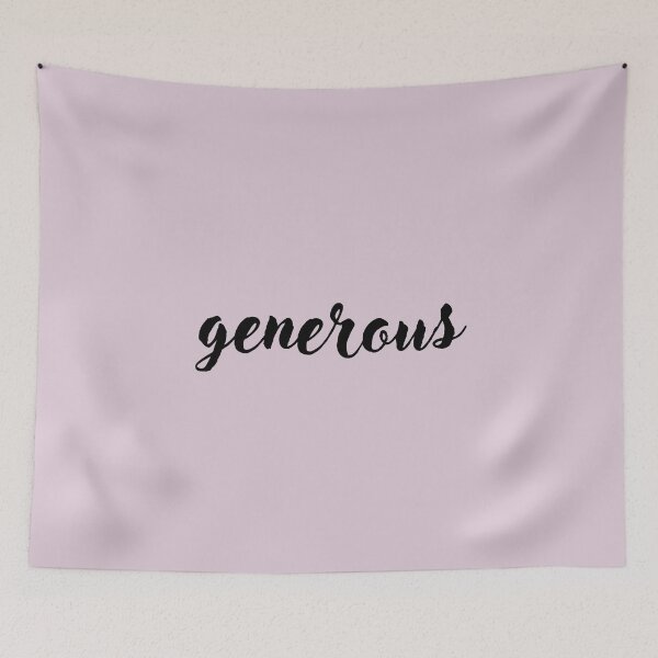 Item preview, Generous - Handwritten Word In Cursive designed and sold by HopefulFlower.