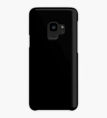 black Case/Skin for Samsung Galaxy
