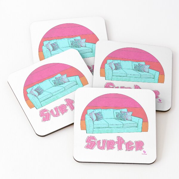 Item preview, Couch Surfer Funny Sofa Cartoon Slogan designed and sold by mytshirtfort.
