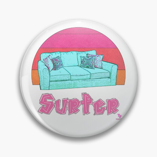Item preview, Couch Surfer Funny Sofa Cartoon Slogan designed and sold by mytshirtfort.