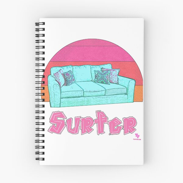 Item preview, Couch Surfer Funny Sofa Cartoon Slogan designed and sold by mytshirtfort.
